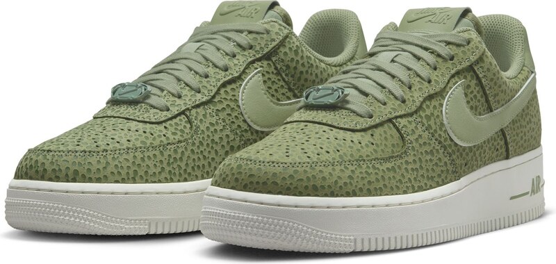 Nike Air Force 1 '07 Premium "Safari Oil Green" Wmns - Nők - Tornacipő Nike - Zöld - FV6519-200