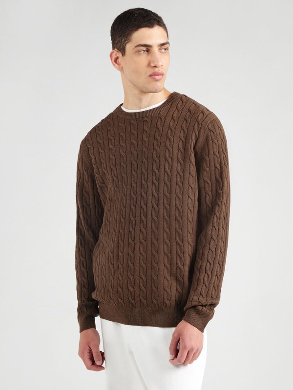 Only & Sons Pulóver 'LOUI' csokoládé