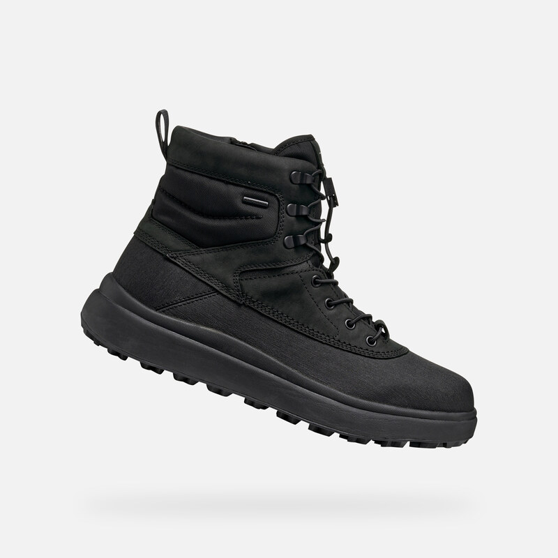 Black men's ankle boots Geox Granito + Grip A - Men