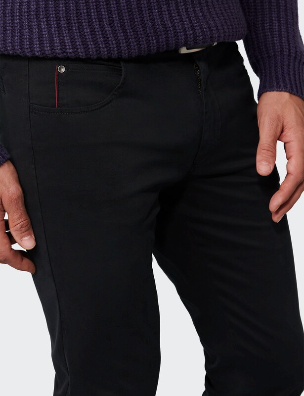 Meyer Diego 3000/9 fekete férfinadrág