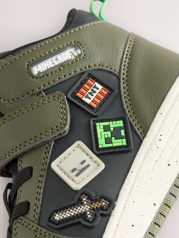 Next Sportcipő 'Minecraft' khaki / narancs / fekete