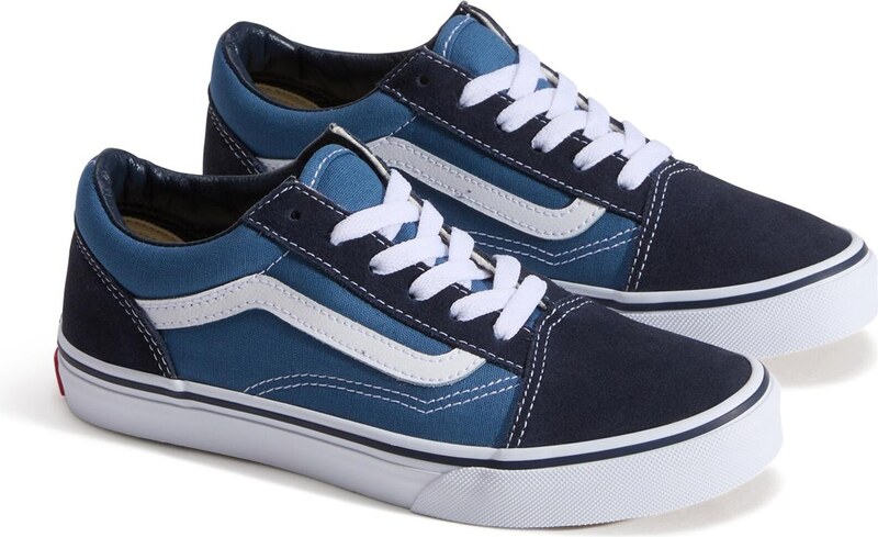 VANS Sportcipő 'Old Skool' tengerészkék / kék farmer / fehér