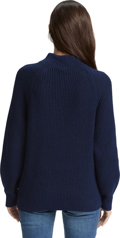 TOM TAILOR Pulóver tengerészkék