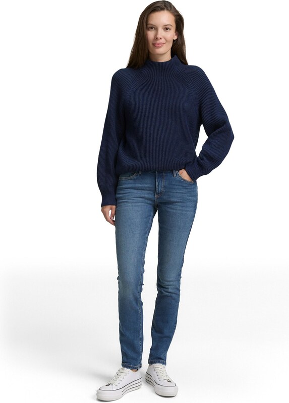 TOM TAILOR Pulóver tengerészkék