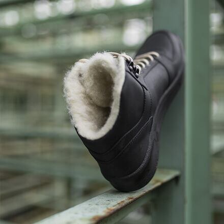 Prestige-Vlnka gyapjú bokacipő, fekete felnőtt cipő