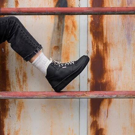 Prestige-Vlnka gyapjú bokacipő, fekete felnőtt cipő