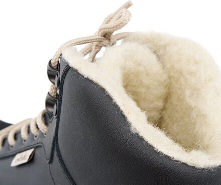 Prestige-Vlnka gyapjú bokacipő, fekete felnőtt cipő