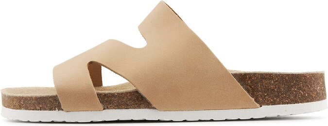 Vlnka Női anatómiai parafa papucs Lola, krém színű 2024-es modell felnőtt cipő