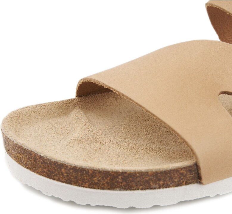 Vlnka Női anatómiai parafa papucs Lola, krém színű 2024-es modell felnőtt cipő