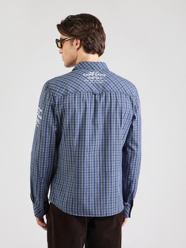 CAMP DAVID Ing kék / galambkék / fehér