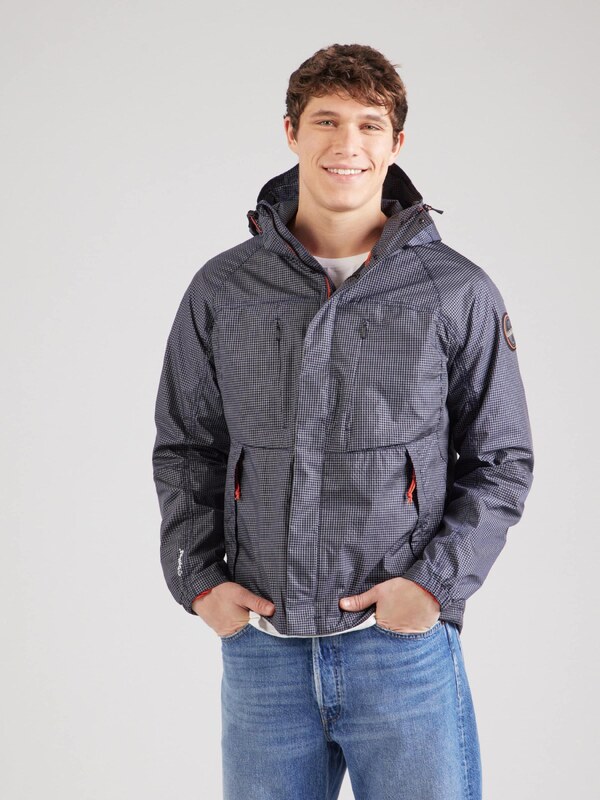 NAPAPIJRI Átmeneti dzseki 'A-Makay' tengerészkék / fehér