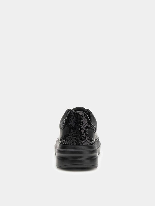 GUESS Rövid szárú sportcipők 'Elbina' fekete