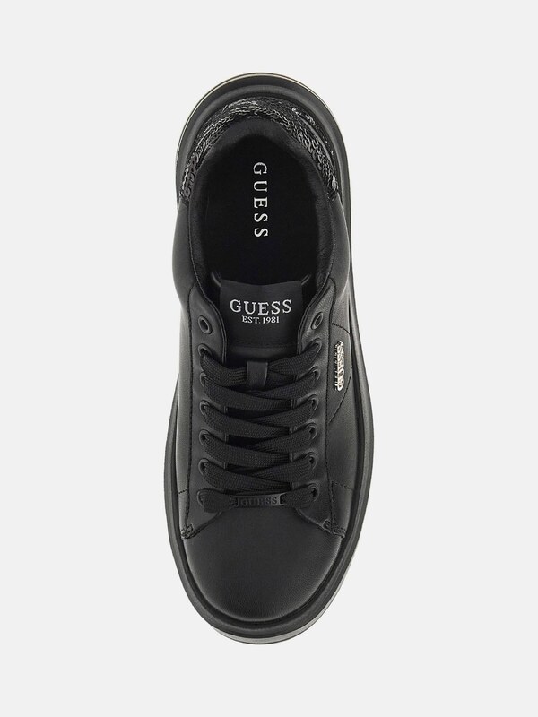 GUESS Rövid szárú sportcipők 'Elbina' fekete