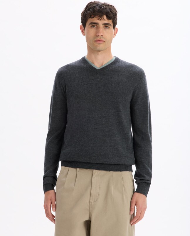 Celio Wool sweater Semeriv merino - Men's