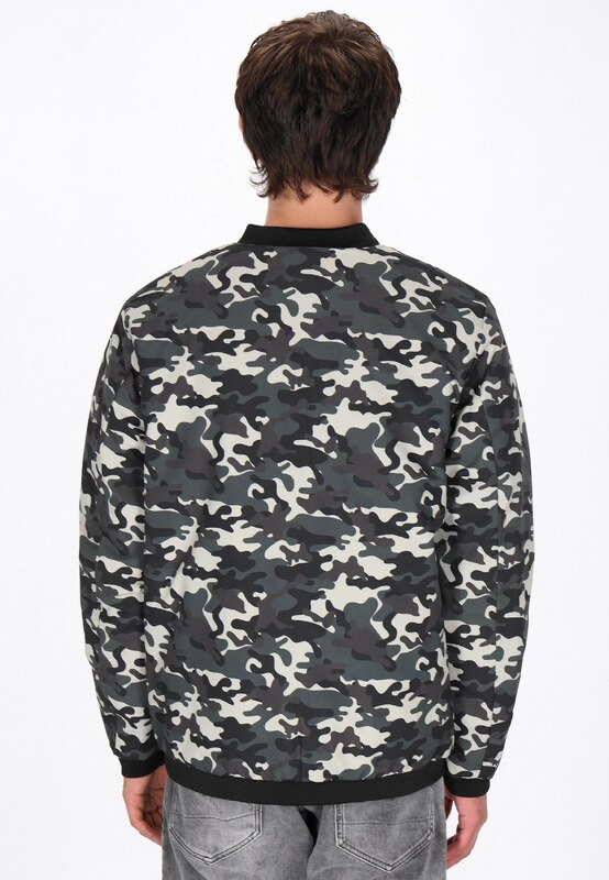 MO Átmeneti dzseki barna / zöld / fehér