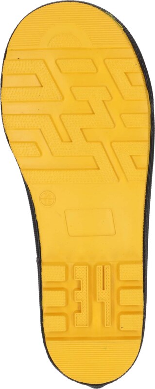 COLOR KIDS Gumicsizmák sárga / fekete