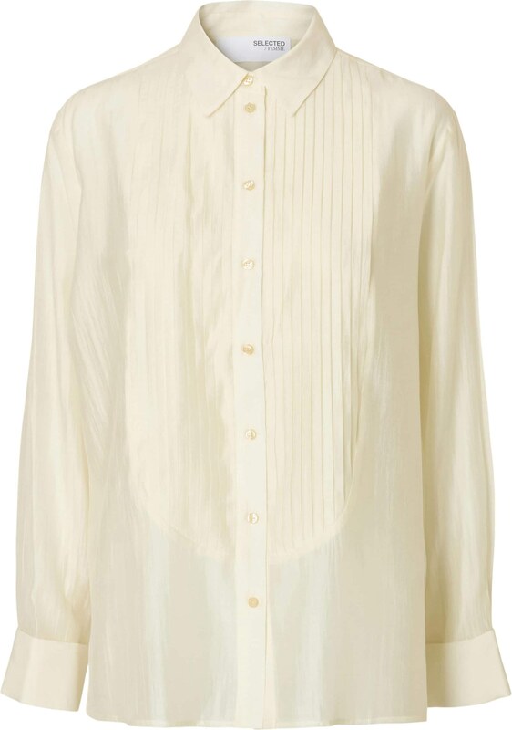 SELECTED Blúz 'SLFIRIS' elefántcsont