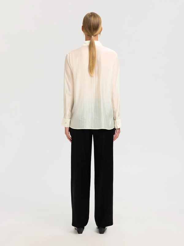 SELECTED Blúz 'SLFIRIS' elefántcsont