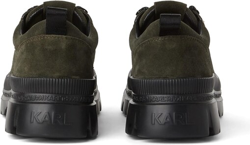 Karl Lagerfeld Fűzős cipő khaki / fekete