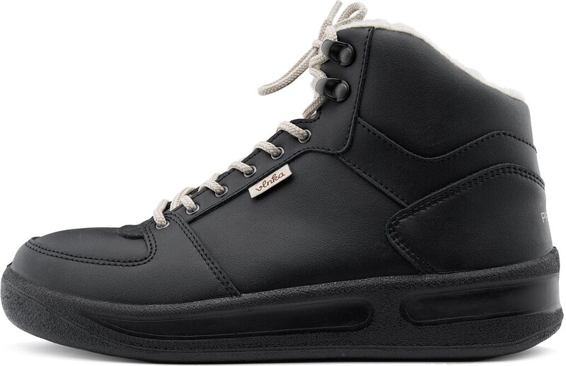 Prestige-Vlnka gyapjú bokacipő, fekete felnőtt cipő