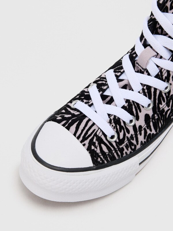 CONVERSE Sportcipő 'Chuck Taylor All Star' pasztellila / fekete