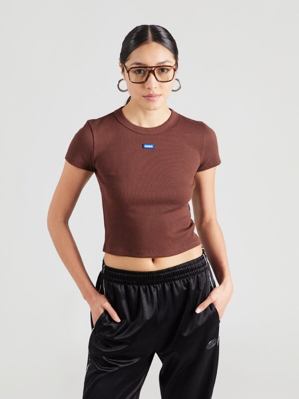 HUGO Póló csokoládé