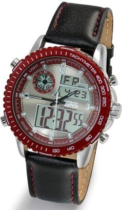 Karóra + 2 cserélhető óraszíj Atlas For Men Szürke