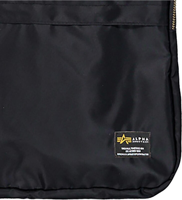 ALPHA INDUSTRIES Hátizsák 'Crew' fekete