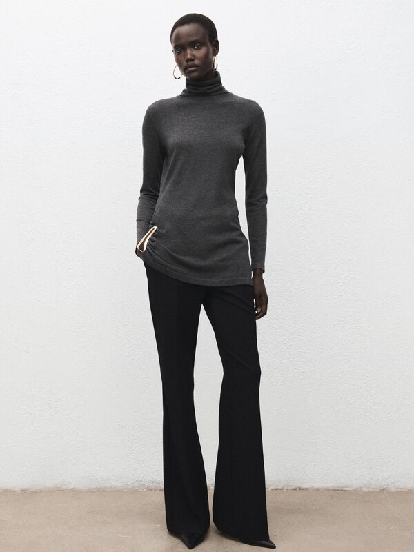 MANGO Pulóver 'ANA' antracit