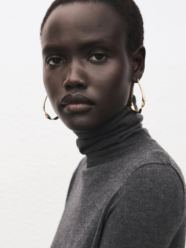 MANGO Pulóver 'ANA' antracit