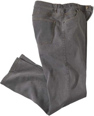 Félig elasztikus derekú Regular farmer Atlas For Men Szürke