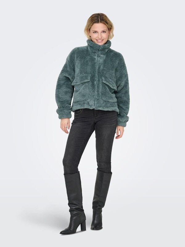 ONLY Átmeneti dzseki 'ONLANNA' sötétzöld