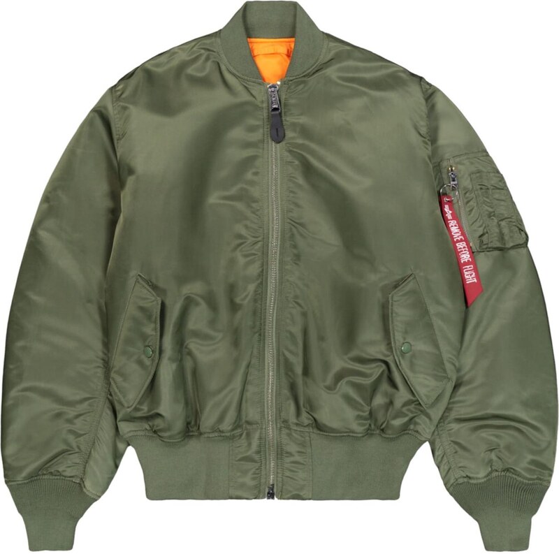 ALPHA INDUSTRIES Átmeneti dzseki 'MA-1 Heritage' zöld