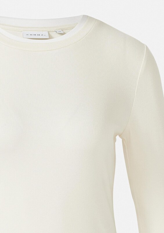 COMMA Póló krém / fehér