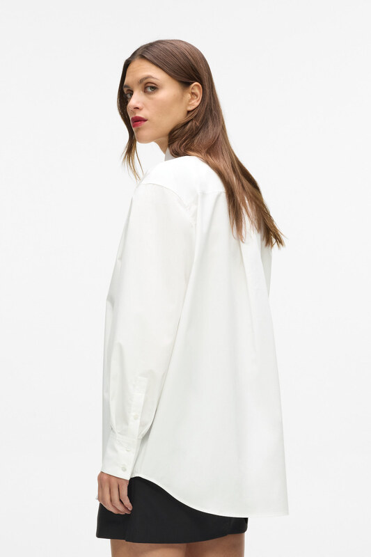 ING KARL LAGERFELD POPLIN TIE SHIRT