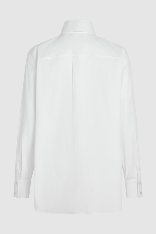 ING KARL LAGERFELD POPLIN TIE SHIRT