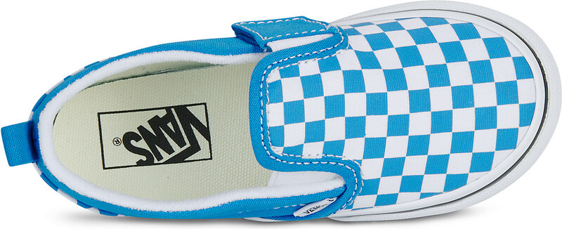 Vans Slip-On V COLOR THEORY CHECKERBOARD Bright Azure
