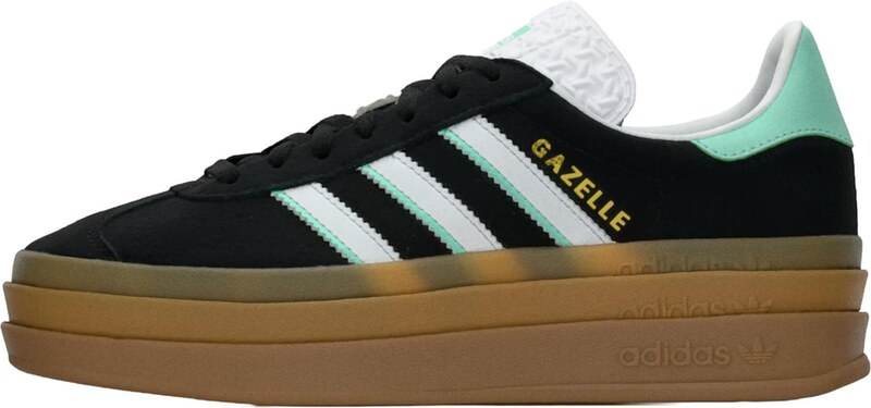 ADIDAS ORIGINALS Sportcipő 'GAZELLE BOLD' vízszín / arany / fekete / fehér