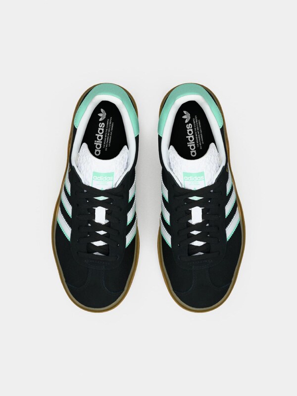 ADIDAS ORIGINALS Sportcipő 'GAZELLE BOLD' vízszín / arany / fekete / fehér