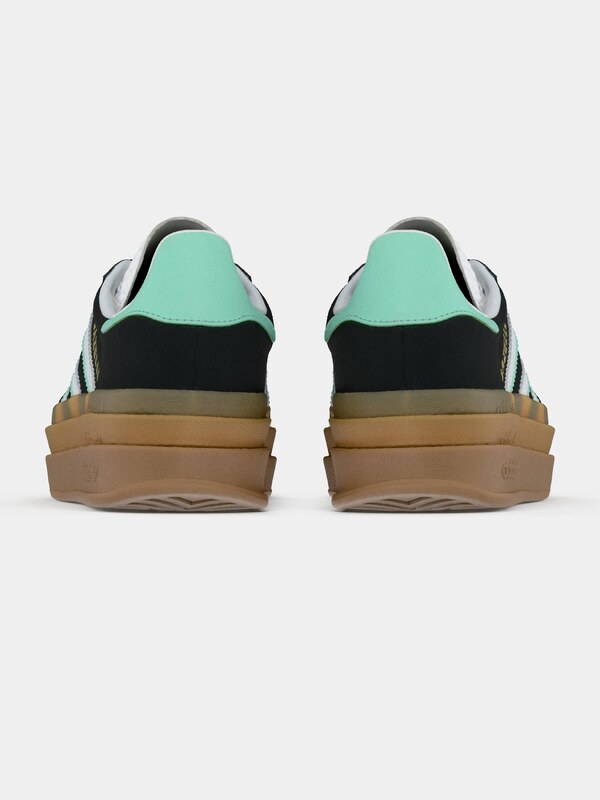 ADIDAS ORIGINALS Sportcipő 'GAZELLE BOLD' vízszín / arany / fekete / fehér