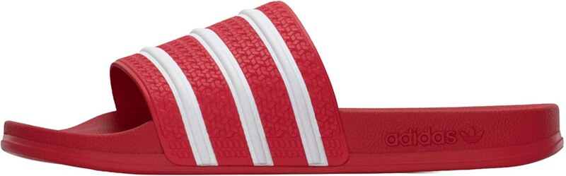 ADIDAS ORIGINALS Papucs 'ADILETTE' piros / fehér