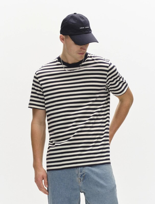 GABBA Póló 'Dune' tengerészkék / fehér