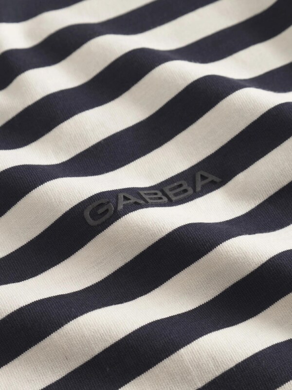 GABBA Póló 'Dune' tengerészkék / fehér