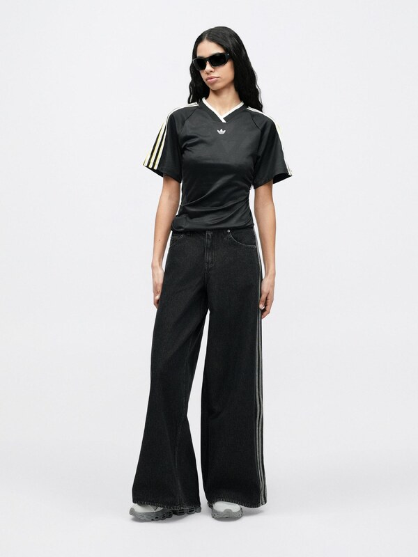 ADIDAS ORIGINALS Póló sárga / fekete / fehér