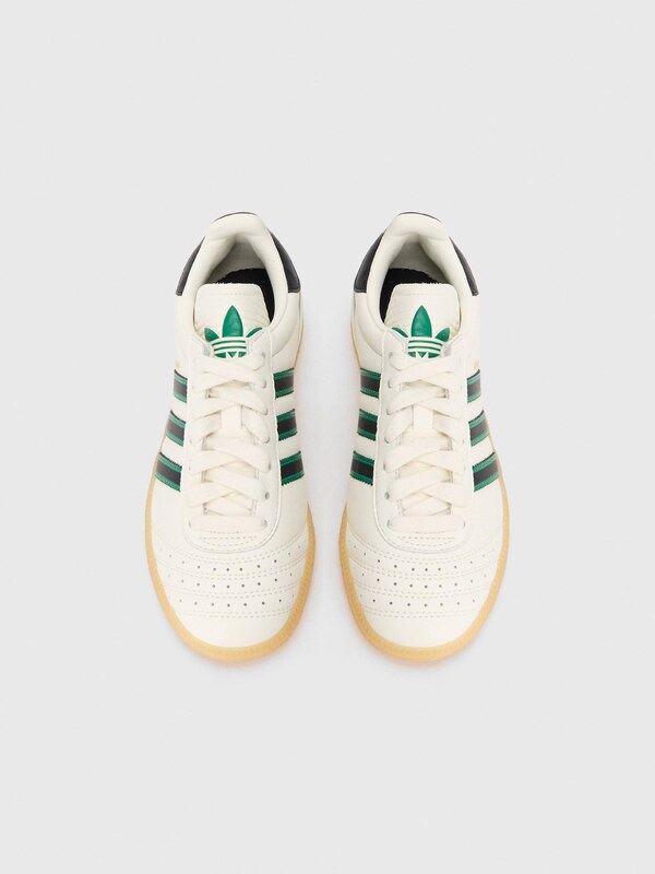 ADIDAS ORIGINALS Sportcipő 'SAMBA' zöld / fekete / gyapjúfehér