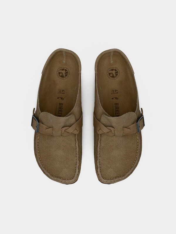 BIRKENSTOCK Papucs 'Buckley' sötét bézs
