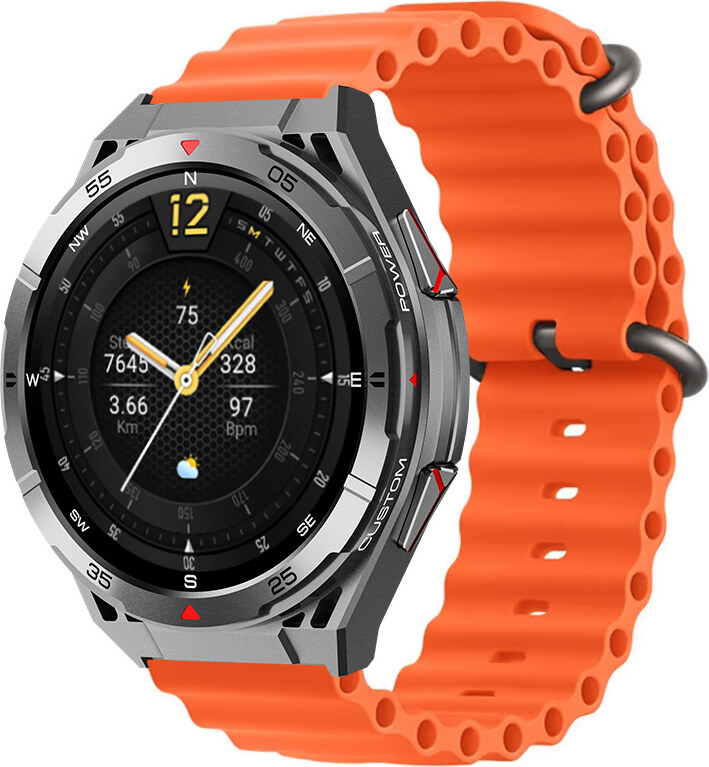 Madvell Horizon 2 GPS-szel űrszürke okosóra Ocean szilikon szíjjal