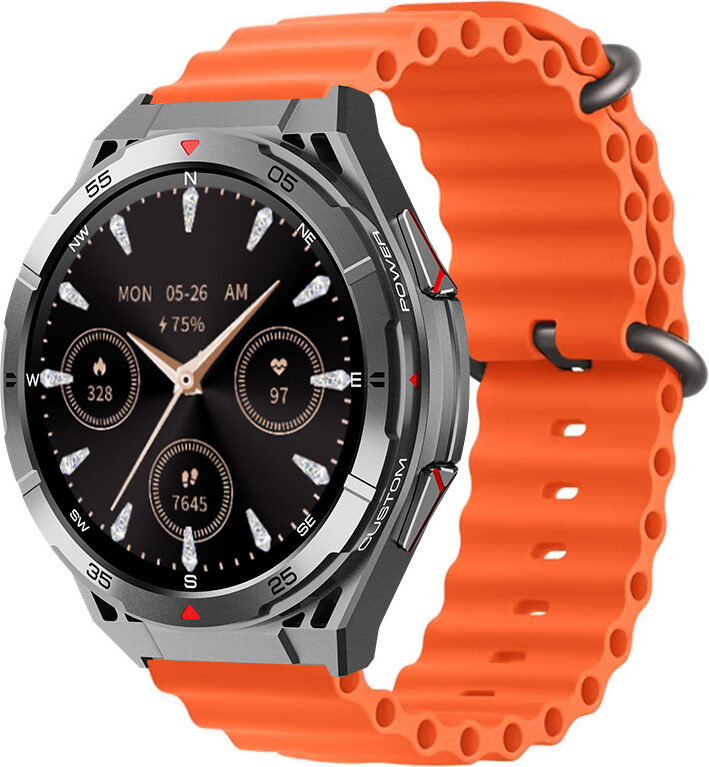 Madvell Horizon 2 GPS-szel űrszürke okosóra Ocean szilikon szíjjal