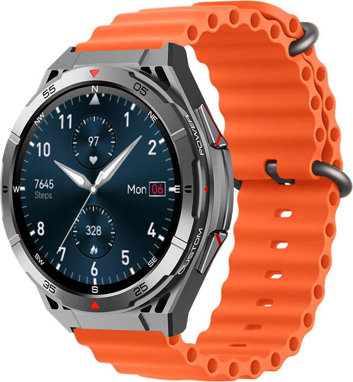 Madvell Horizon 2 GPS-szel űrszürke okosóra Ocean szilikon szíjjal