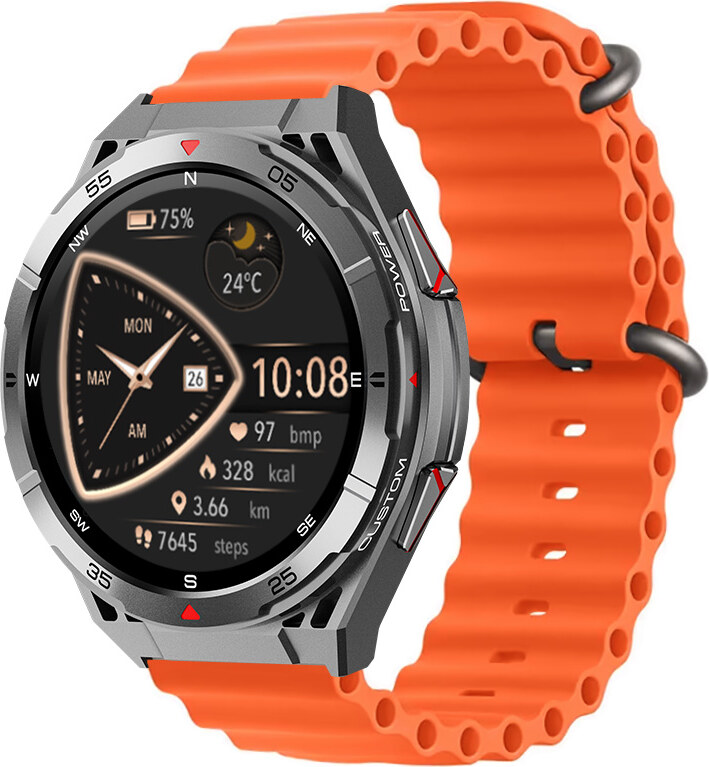 Madvell Horizon 2 GPS-szel űrszürke okosóra Ocean szilikon szíjjal